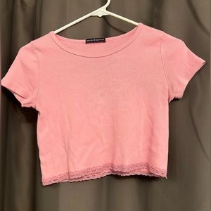 Cropped Pink T-shirt
